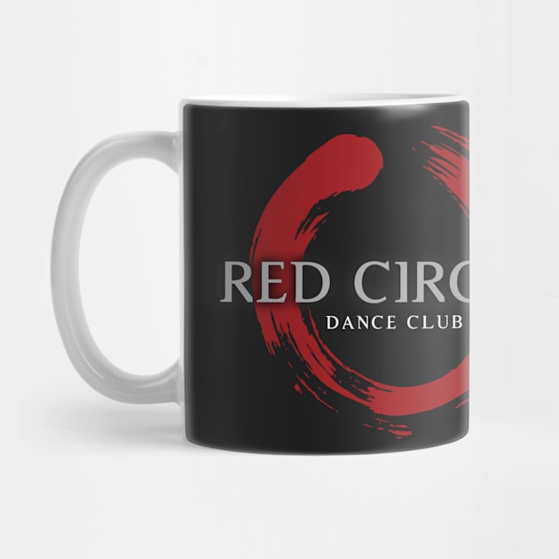 Red Circle Dance Club by MindsparkCreative